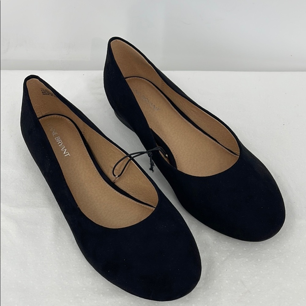 Lane Bryant Women's Black Flats SIZE 10W